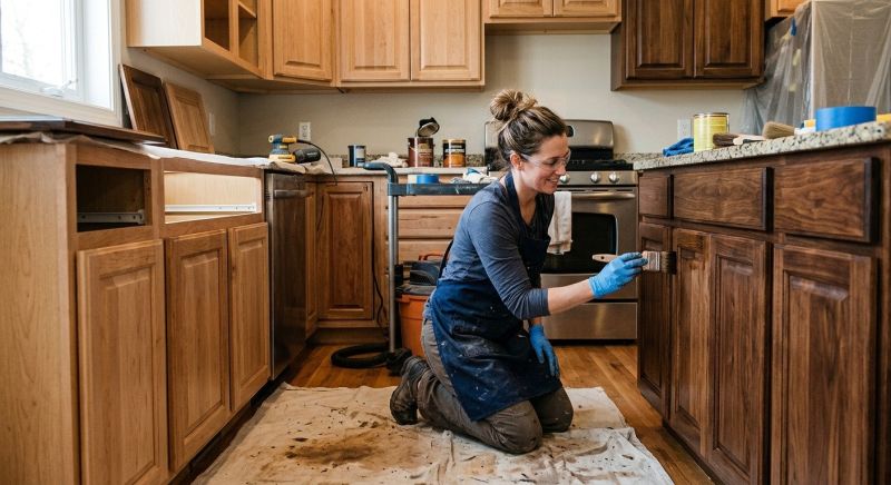 Cupboard Refinishing in Muncie, IN