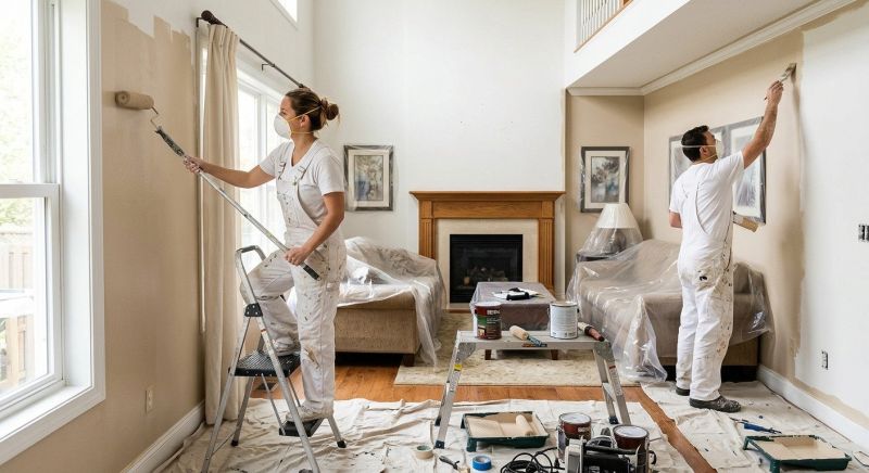 House Interior Painting in Kansas City, KS