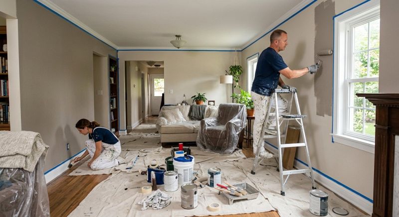 Multiple Rooms Painting in Wilmington, NC
