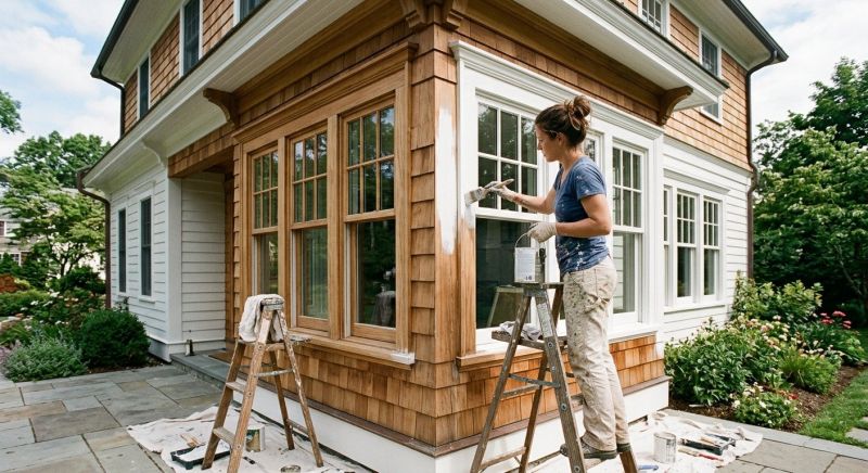 Wood Trim Painting in Wilmington, NC